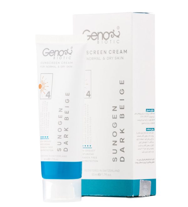 کرم ضد آفتاب رنگی ژنو بایوتیک مدل SunoGen با SPF50 حجم 50 میلی لیتر (کپی)