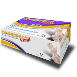 دستکش وینیل اپی پرفکت بسته 100 عددی
